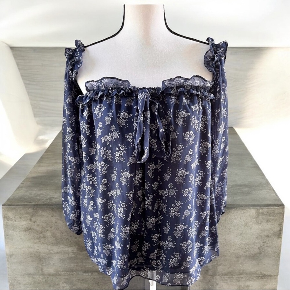 Vince Camuto - Floral Off-The-Shoulder Blouse